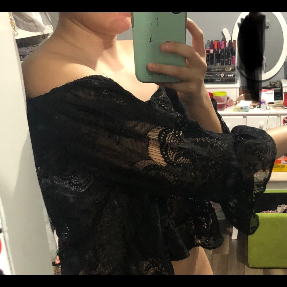 See through blouse